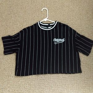 Baseball t-shirt black